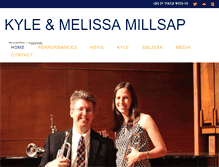 Tablet Screenshot of millsaptrumpets.com